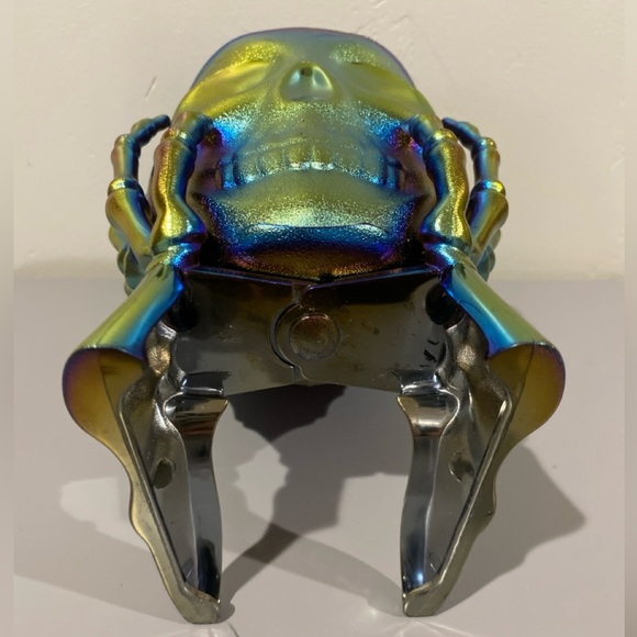 Halloween Holographic Skeleton Skull Treat, Candy Snack Bowl Plastic - Picture 12 of 12